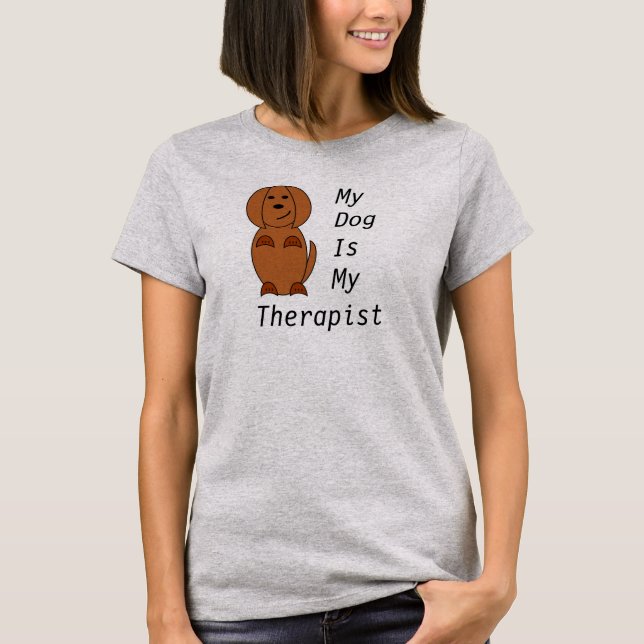 Pooch therapy t-shirt (Front)
