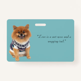 Poochie Dog Sweater | ID Badge