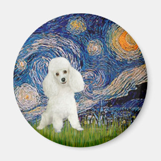 Poodle (14W) - Starry Night Magnet