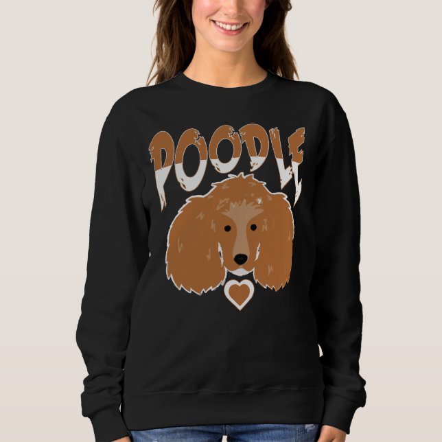 Poodle                           3 sweatshirt (Front)