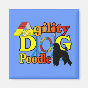 Poodle Agility Gifts Magnet
