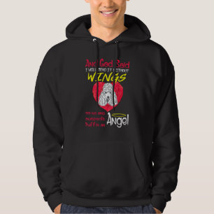 Poodle Angel Without Wings Pet Hoodie