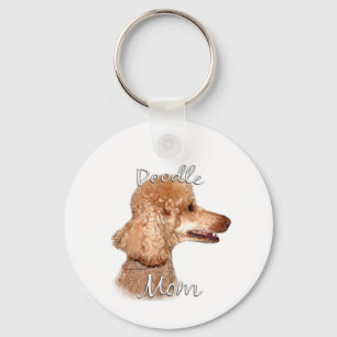 Poodle (apricot) Mum 2 Key Ring