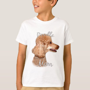 Poodle (apricot) Mum 2 T-Shirt