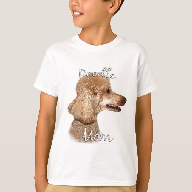 Poodle (apricot) Mum 2 T-Shirt (Front)