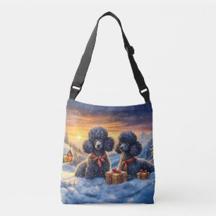 Poodle B Holiday Design By Rich AMeN Gill Crossbody Bag