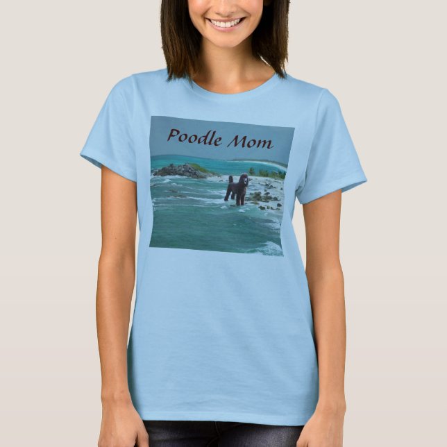 Poodle Beach Mum T-Shirt (Front)