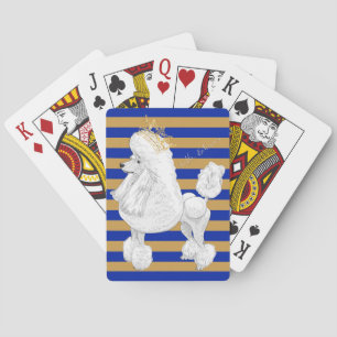 Poodle Behaviour Playing Cards