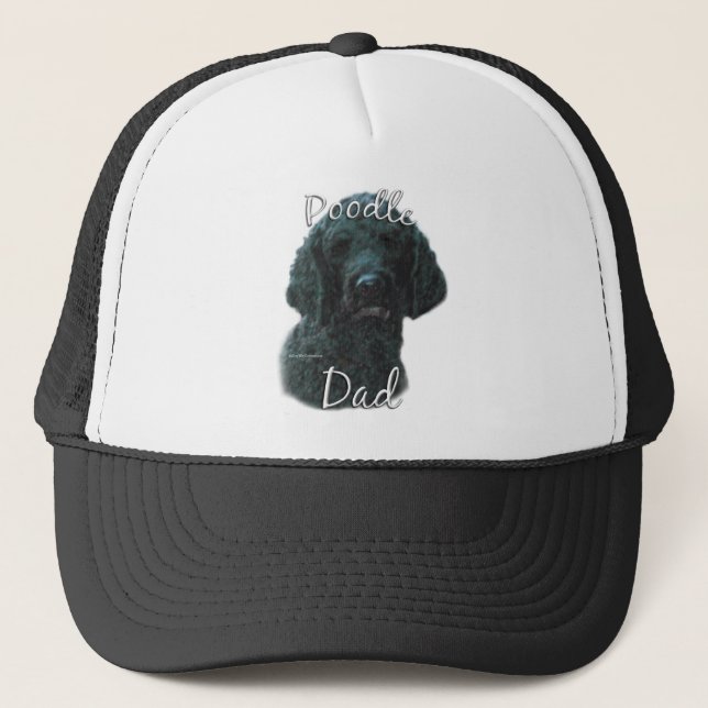 Poodle (blk) Dad 2 Trucker Hat (Front)