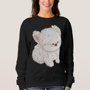 Poodle Blow Up By The Wind Sweatshirt