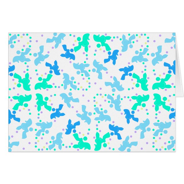 Poodle blue point pattern (Front Horizontal)