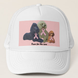 Poodle Breast Cancer Hat