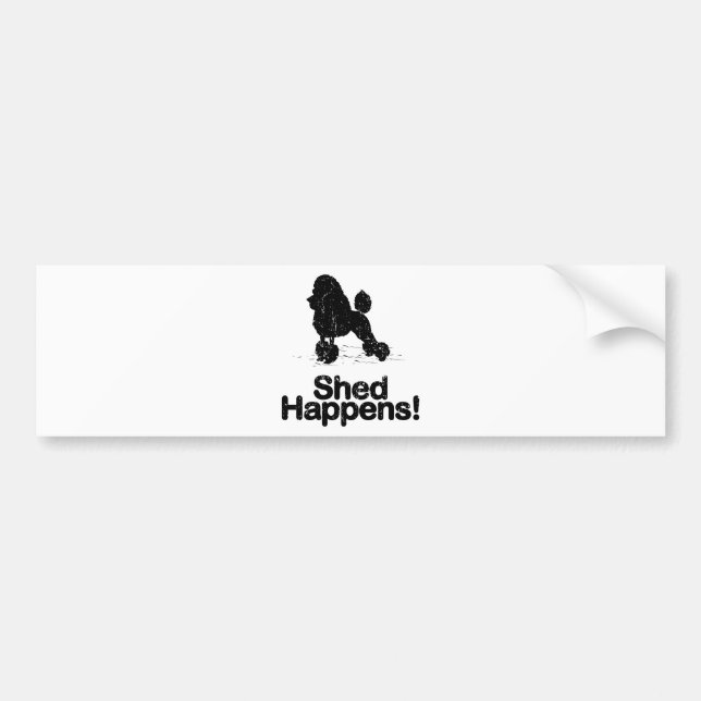 Poodle Bumper Sticker (Front)