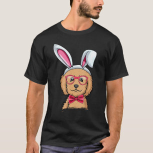 Poodle Bunny Ears Glasses Eggs Cute Easter Dog Own T-Shirt