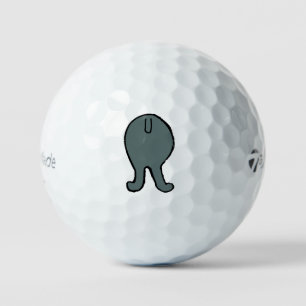 poodle butt blue golf balls