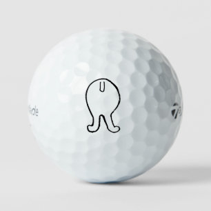 poodle butt white golf balls
