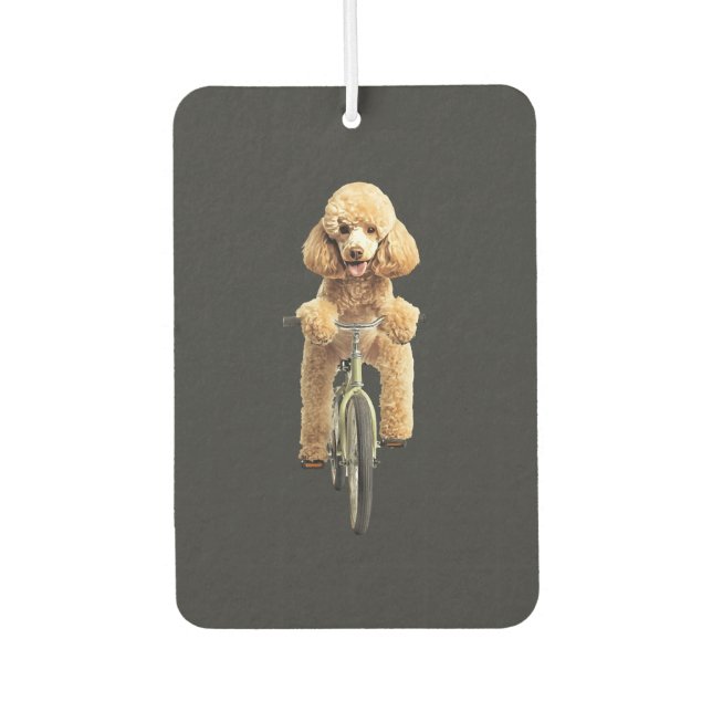 Poodle  car air freshener (Front)