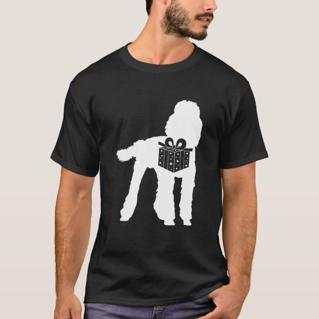 Poodle Christmas Cute Dog Puppy Pet Lover X-Mas Pa T-Shirt (Front)