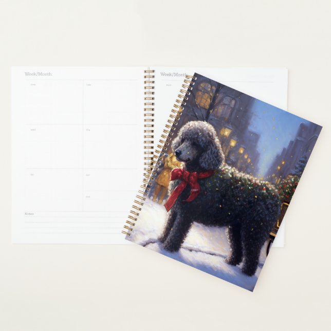 Poodle Christmas Festive Season Planner (Display)