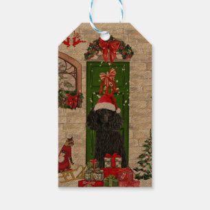 Poodle Christmas Gift Tags