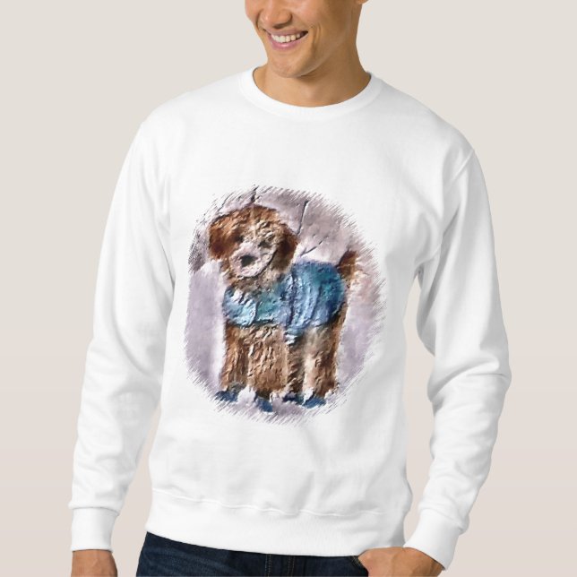 Poodle Christmas Gifts Sweatshirt (Front)
