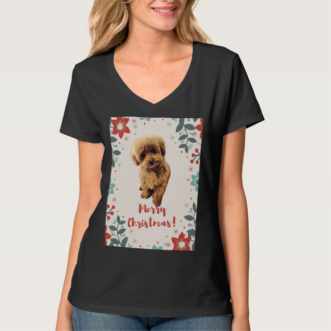 Poodle Christmas     T-Shirt (Front)