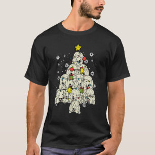 Poodle Christmas Tree Cute Xmas Dog Men Women Kid T-Shirt