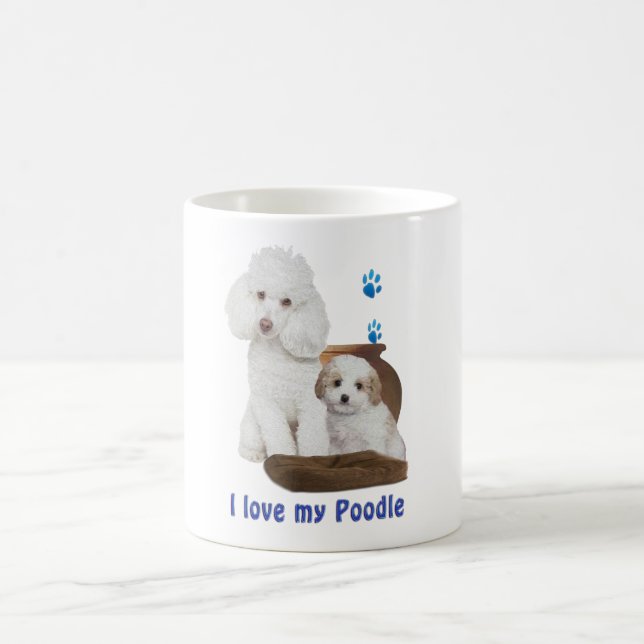 poodle coffee mug (Center)
