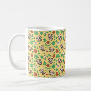 Poodle Coffee Mug with Cute Summer Tropical Kawaii