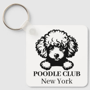 Poodle Custom Club Theme keychain