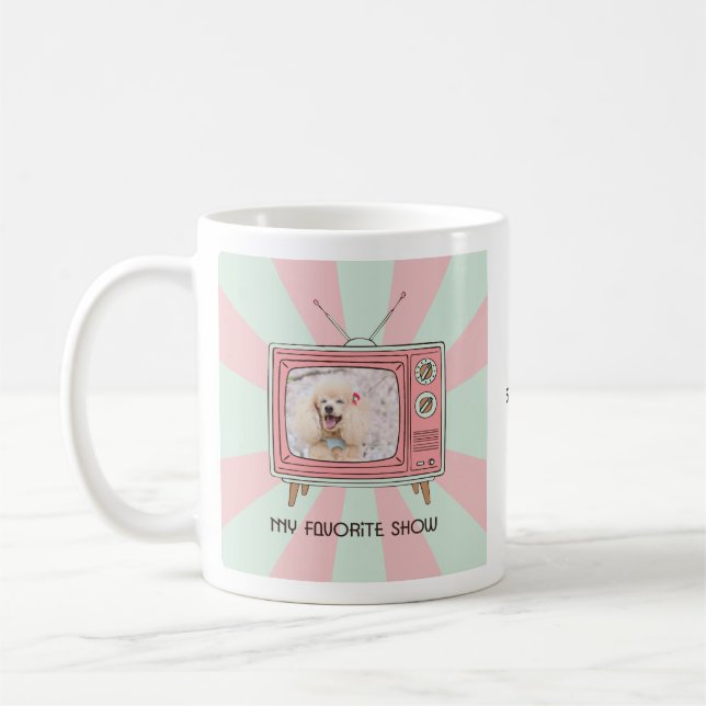 Poodle custom photo mug personalised dog mum  (Left)