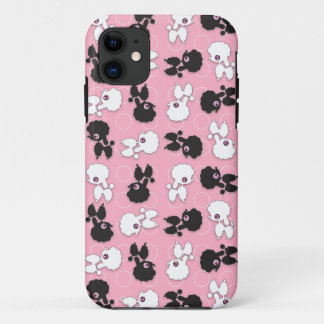 Poodle Cuties on Pink - Customise iPhone 11 Case