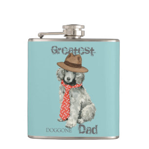 Poodle Dad Hip Flask