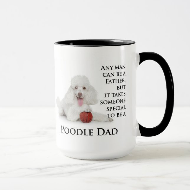 Poodle Dad Mug (Right)
