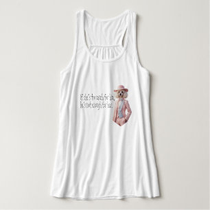Poodle Dame wise words you're enough Singlet