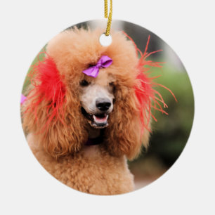 Poodle Day 2010 #1 Ceramic Tree Decoration