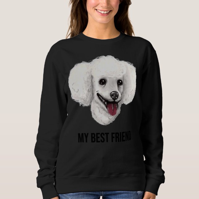 Poodle Design Sweatshirt (Front)