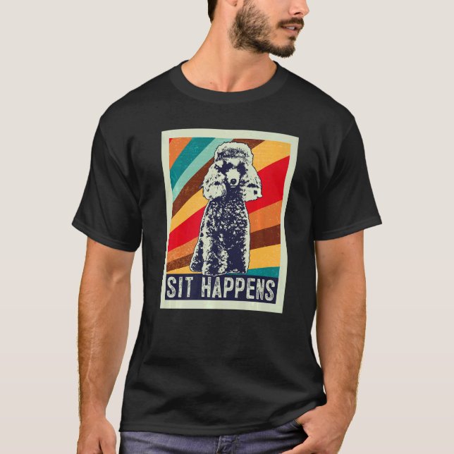 Poodle Dog Breed 28 T-Shirt (Front)