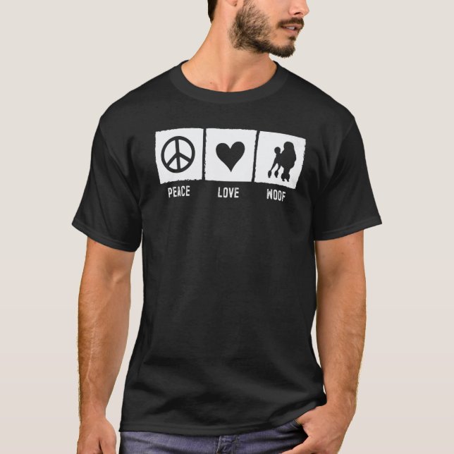 Poodle Dog Breed 38 T-Shirt (Front)