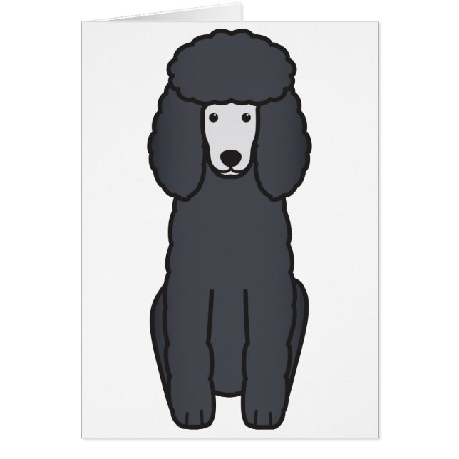 Poodle Dog Cartoon (Front)