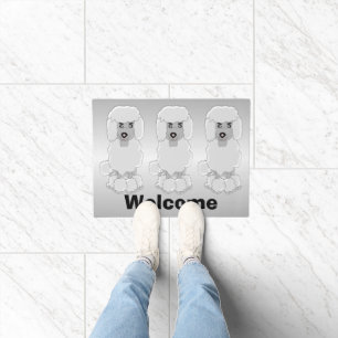 Poodle Dog Design Doormat