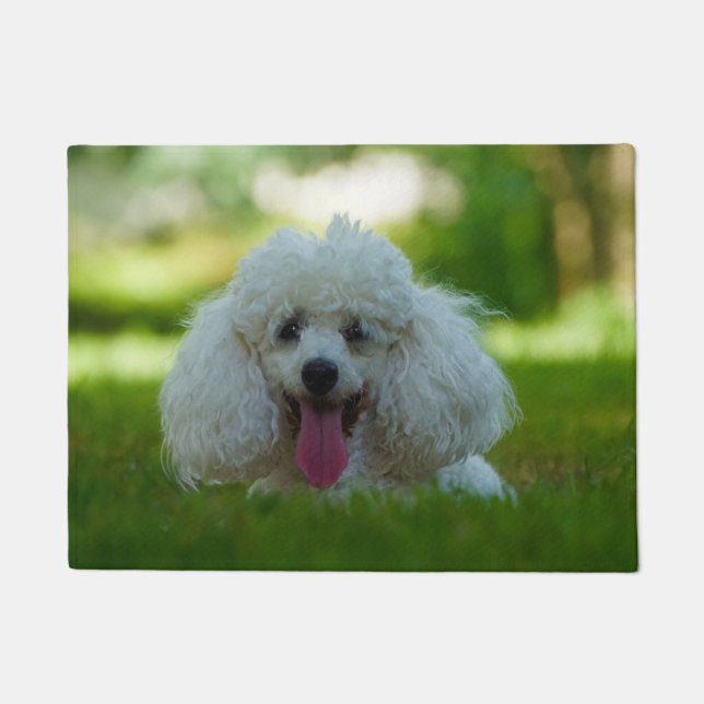 Poodle Dog. Doormat (Front)