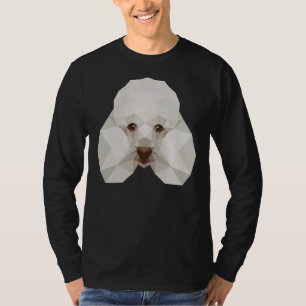 Poodle Dog Geometric Polygonal Poodle Lover T-Shirt