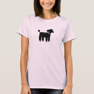 Poodle Dog Graphic (Black) T-Shirt