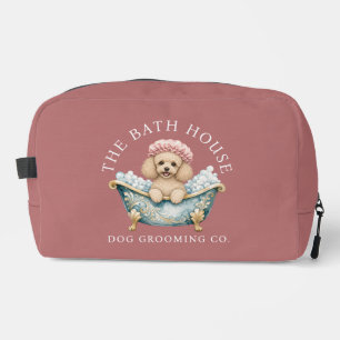 Poodle Dog Grooming Kit Tool Bag   Dusky Pink