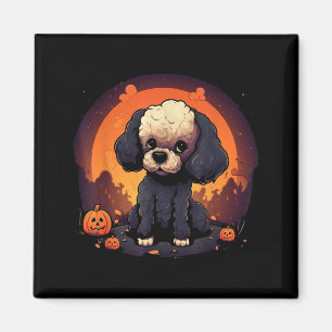 Poodle Dog Halloween Men Women Kids Magnet