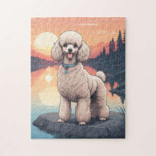 Poodle dog jigsaw puzzle