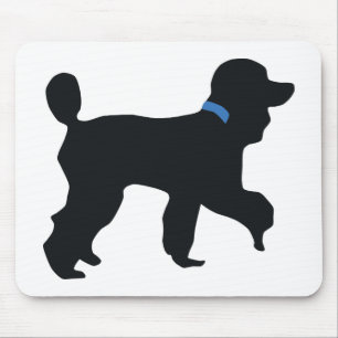 poodle dog mouse pad