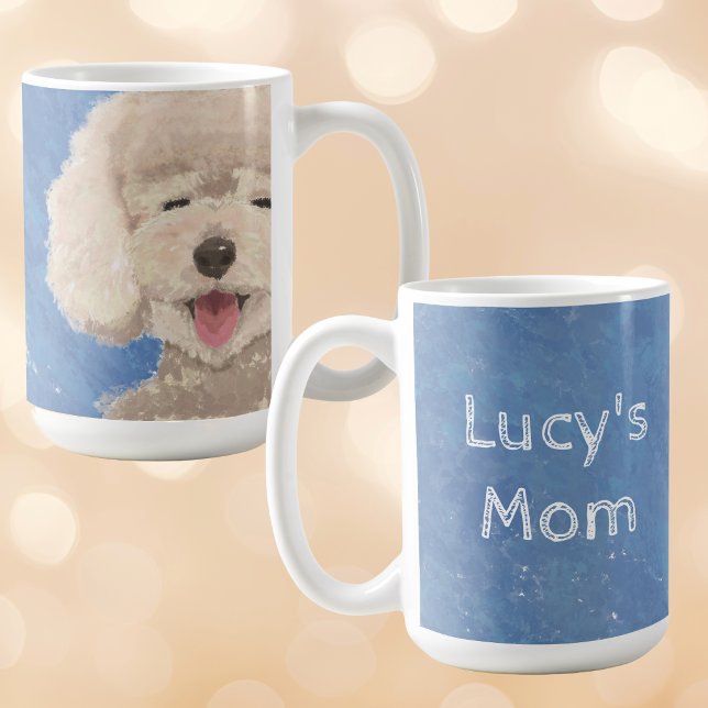 Poodle Dog Mum Mug Custom Name Cute Pet Gift (Creator Uploaded)