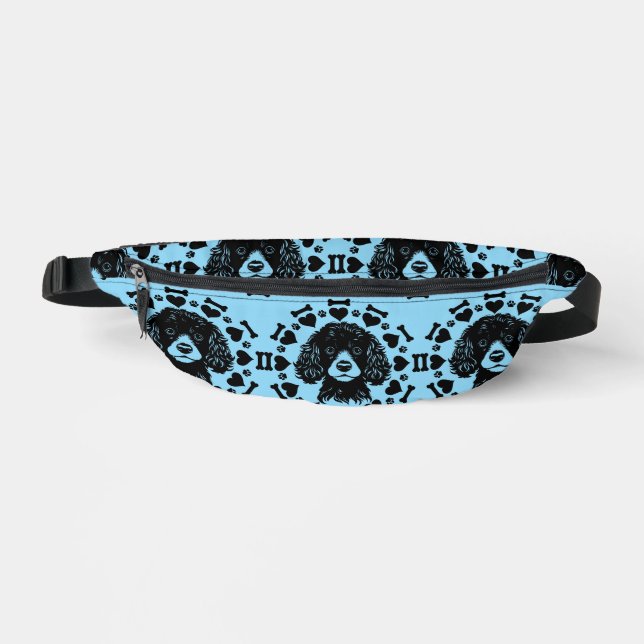 Poodle Dog Owner Bum Bags (Front)